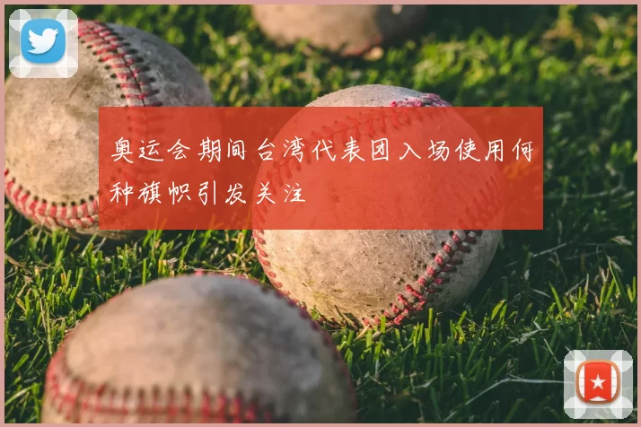 奥运会期间台湾代表团入场使用何种旗帜引发关注