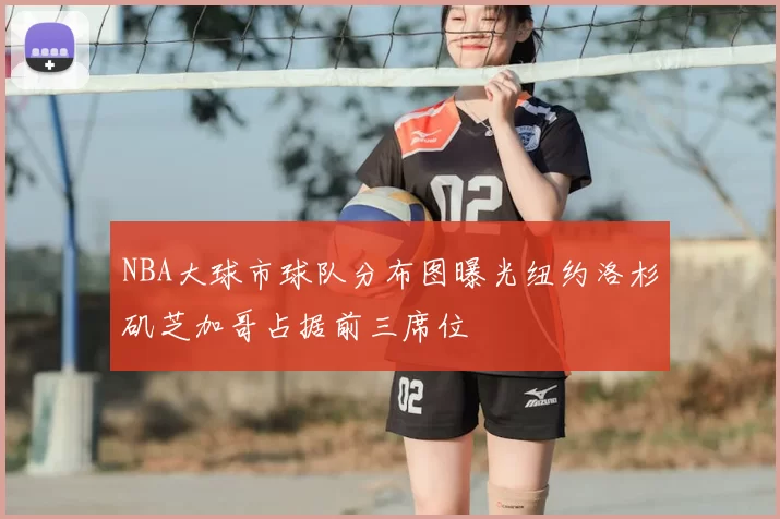 NBA大球市球队分布图曝光纽约洛杉矶芝加哥占据前三席位