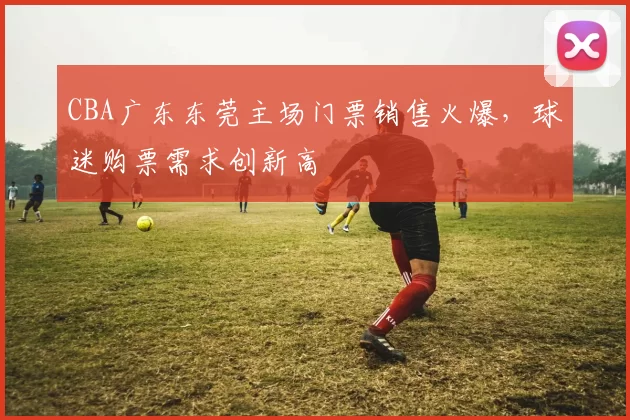 CBA广东东莞主场门票销售火爆，球迷购票需求创新高