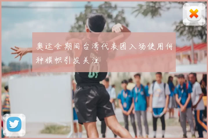 奥运会期间台湾代表团入场使用何种旗帜引发关注